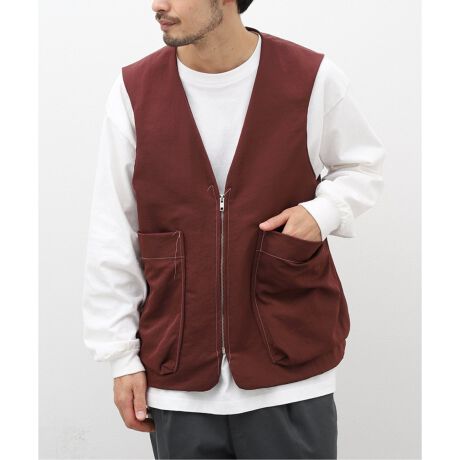 CAMIEL FORTGENS / カミエル・フォートヘンス】ZIP VEST TECHNICAL 