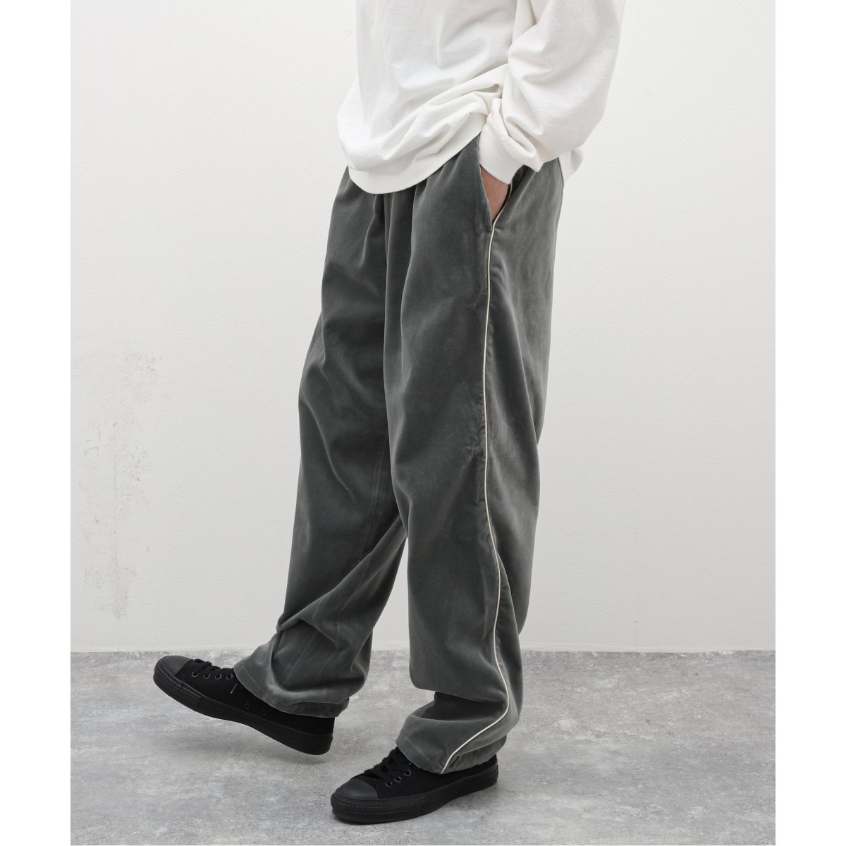 CAMIEL FORTGENS / カミエル・フォートヘンス】SWEAT PANTS PIPING