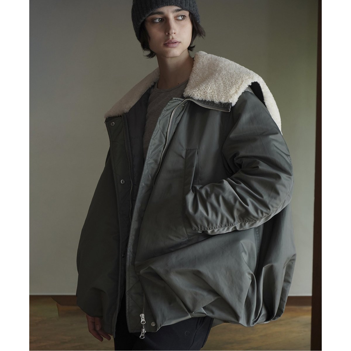 ジャケット・アウター CLANE BALLOON DESIGN HOODED N3B CLANE/クラネ】BALLOON DESIGN HOODED N3B:コート | ジャーナル