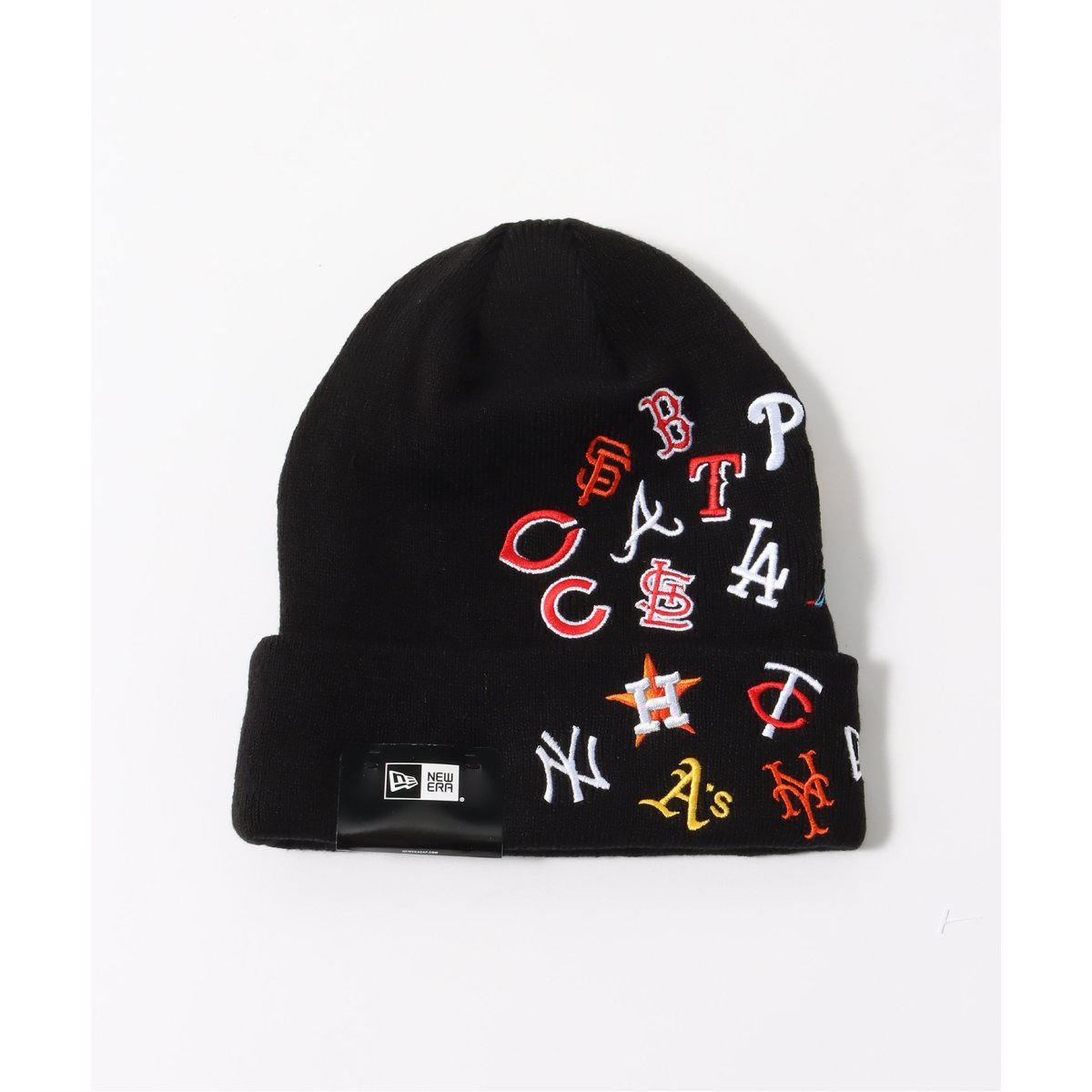 NEW ERA/ニューエラ】Basic Cuff Knit Team Logo Allover | ジャーナル