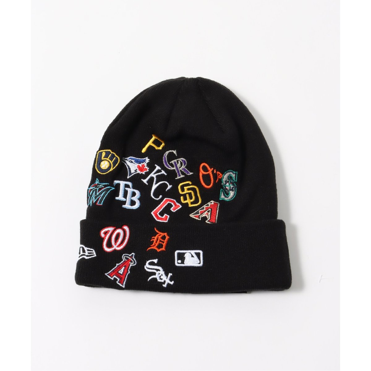 NEW ERA/ニューエラ】Basic Cuff Knit Team Logo Allover | ジャーナル