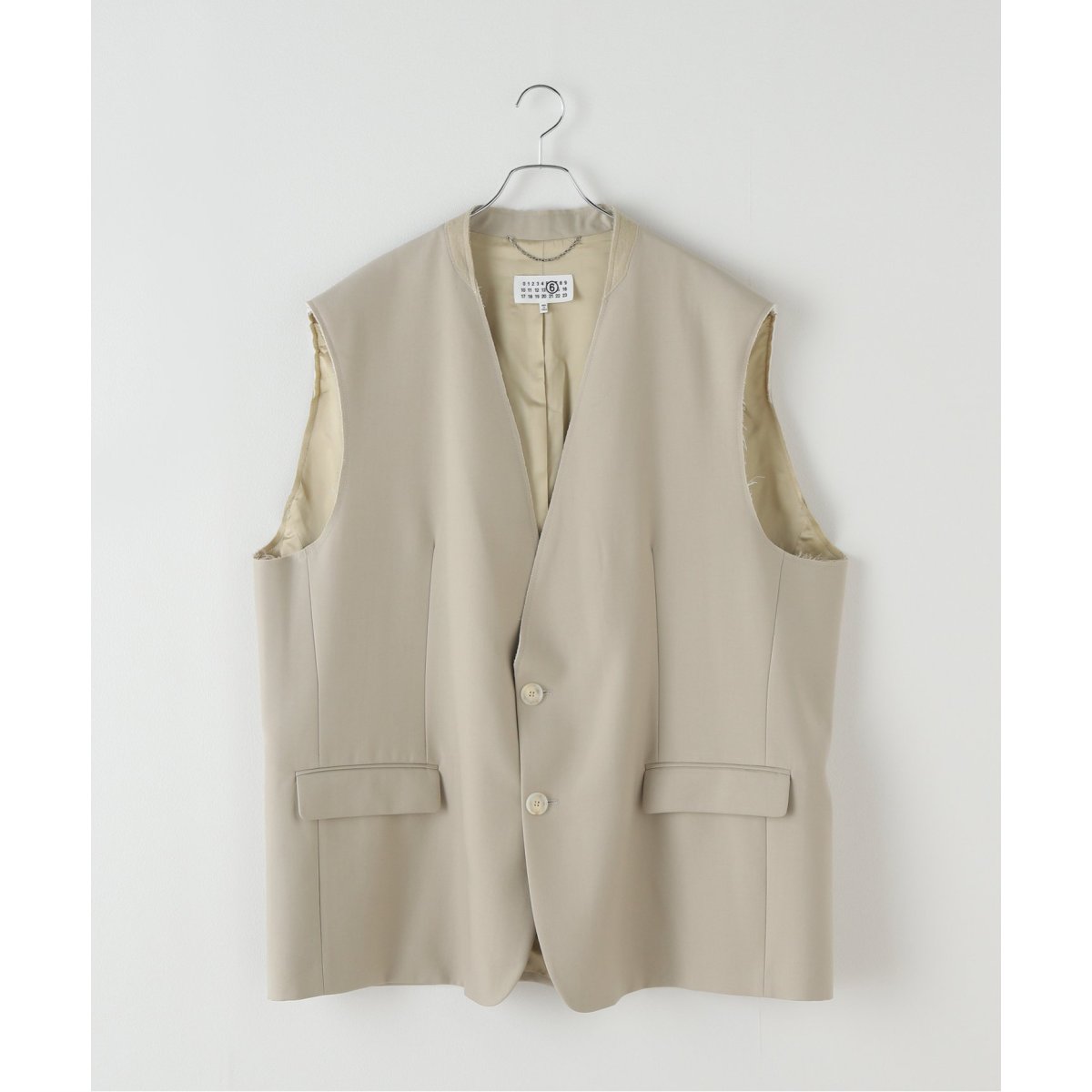 【MM6MaisonMargiela/エムエム６メゾンマルジェラ】GILET:ジレ