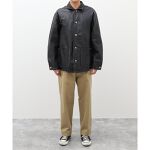 BOWWOW / バウワウ】LEATHER WOVEN CHORE COAT | ジャーナル 