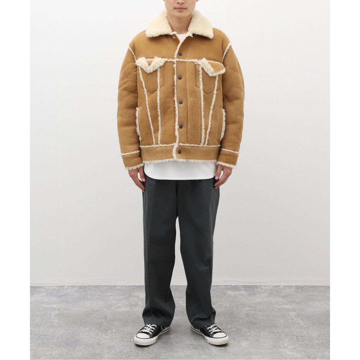 LEVI'S / リーバイス】SHEARLING TRUCKER OLYMPIA MOUNTON