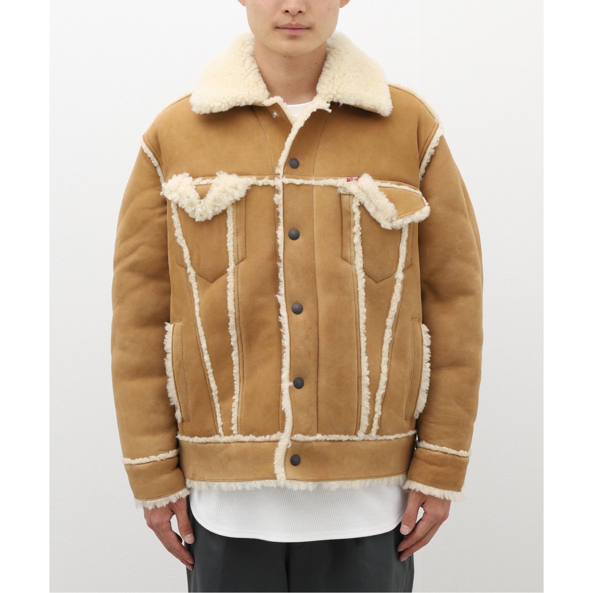 LEVI'S / リーバイス】SHEARLING TRUCKER OLYMPIA MOUNTON