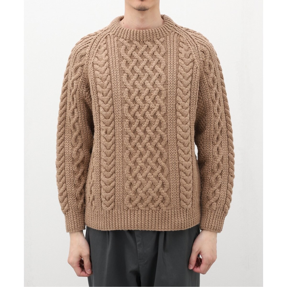 【 INVERALLAN / インバーアラン 】クルーネックセーター 夏限定価格 INVERALLAN / インバーアラン 】クルーネックセーター 夏限定