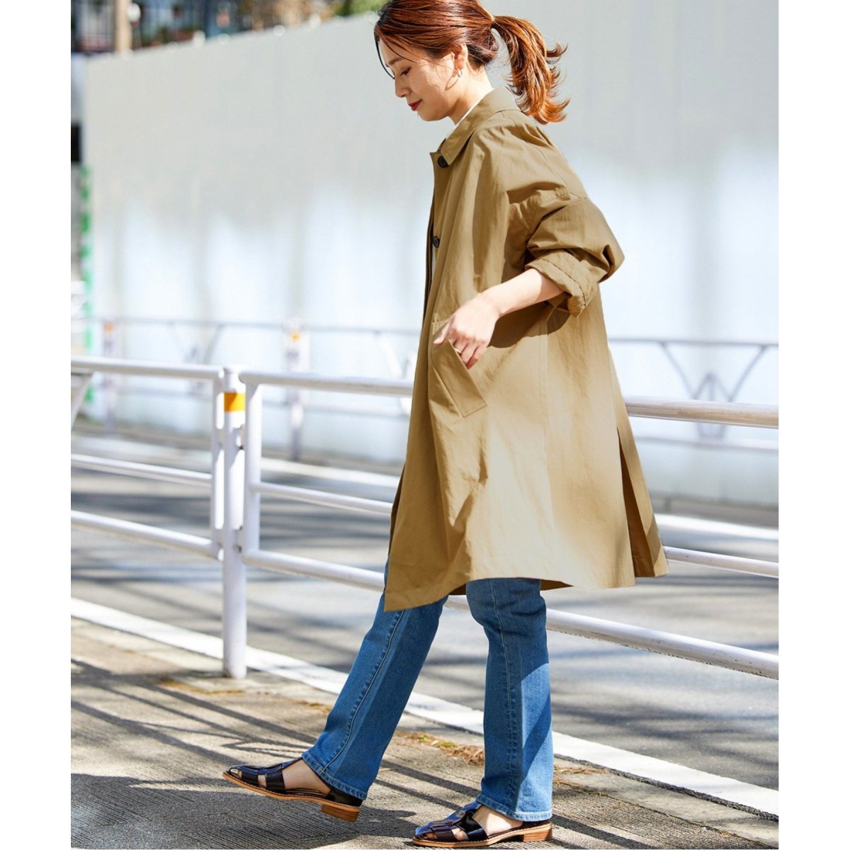タグ付未使用 ジャーナルスタンダード ハイカウントワイドステンコート 24SS JOURNAL STANDARD（ジャーナルスタンダード）の「ハイカウント