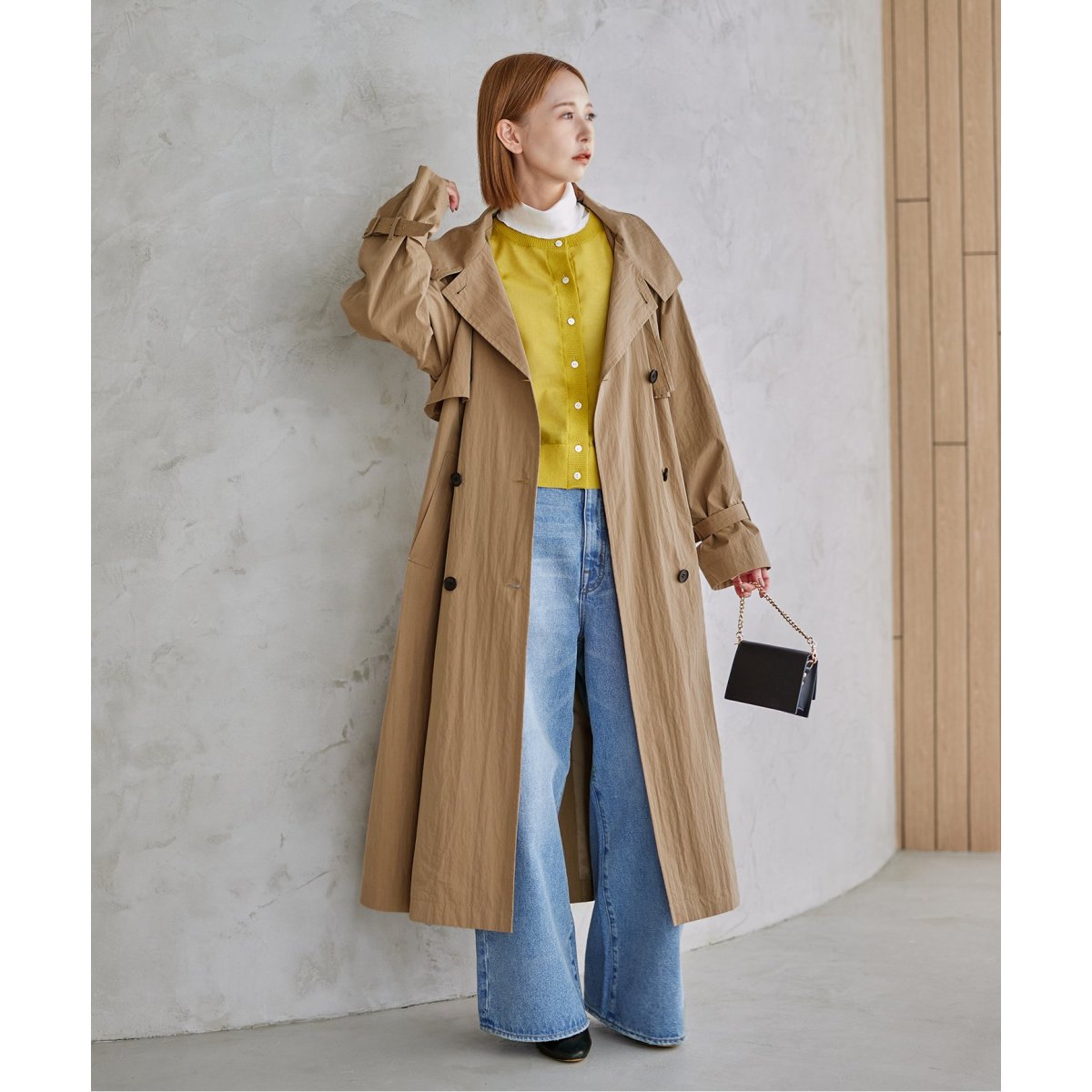 【ジャーナルスタンダード】ライトクロスフードトレンチコート/ベージュ JOURNAL STANDARD（ジャーナルスタンダード）の「ライトクロス