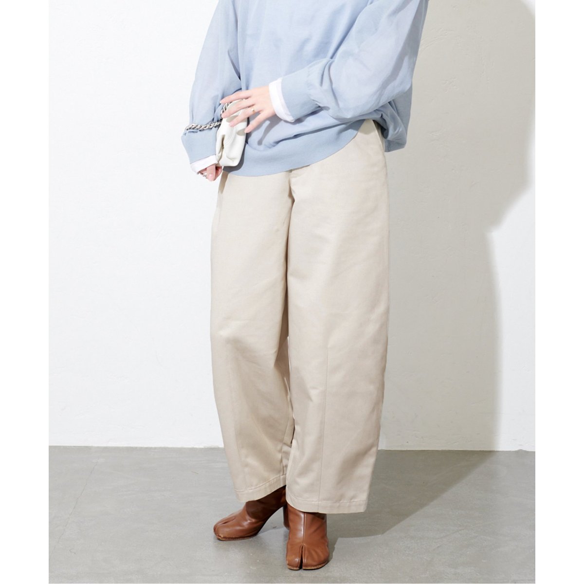 【2024SS】JOURNAL STANDARD TCチノコクーンパンツ 36 2024SS】JOURNAL STANDARD TCチノコクーンパンツ 36