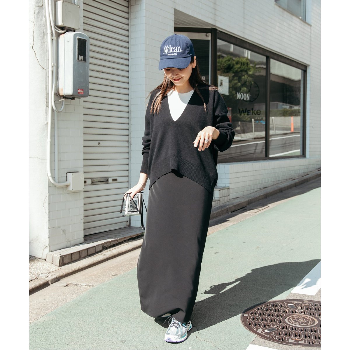 Onda×JS クリーンツイルタイトスカート　クロ JOURNAL STANDARD（ジャーナルスタンダード）の「《一部店舗
