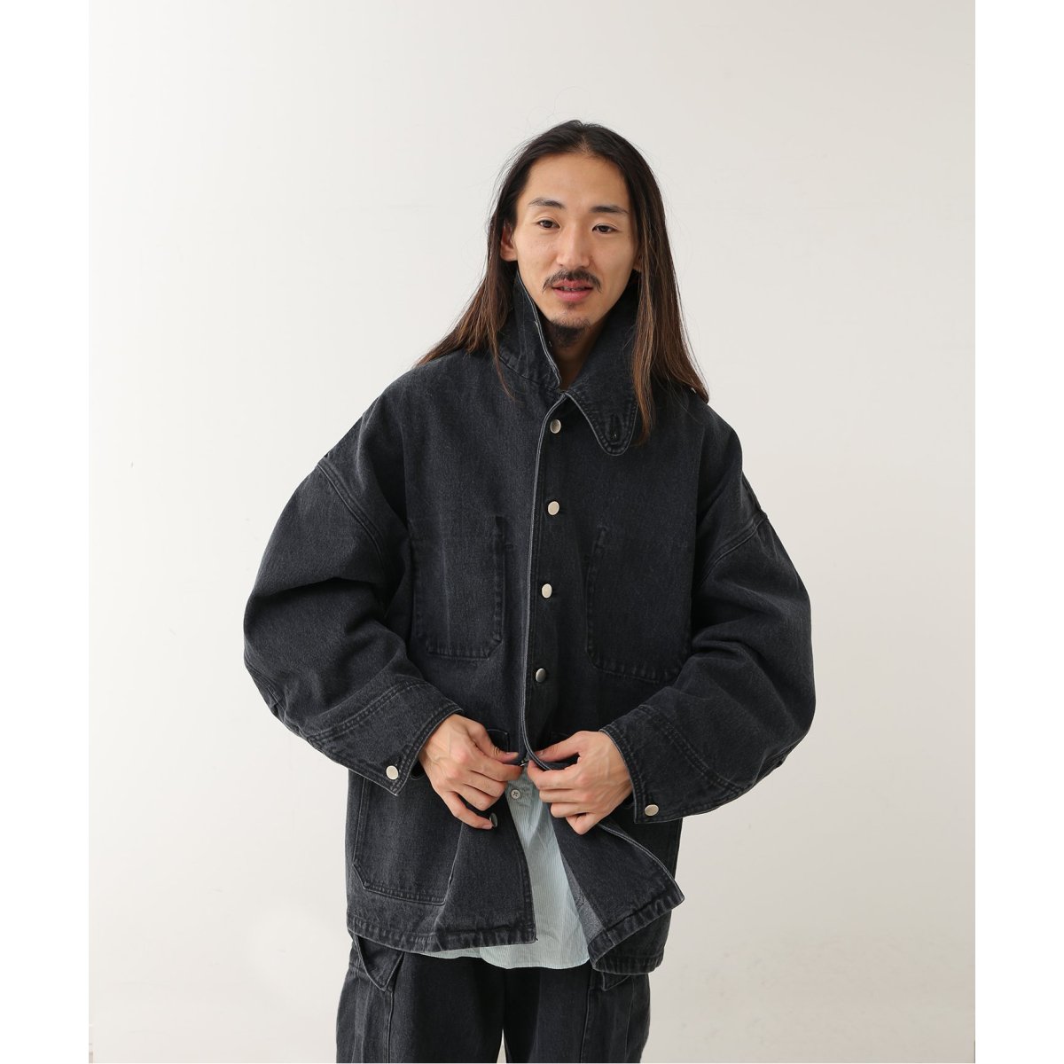 FOLL cocoon denim wardrobe blouson デニム 02b4120bbb2d7c0da37e9d87d4d7ee