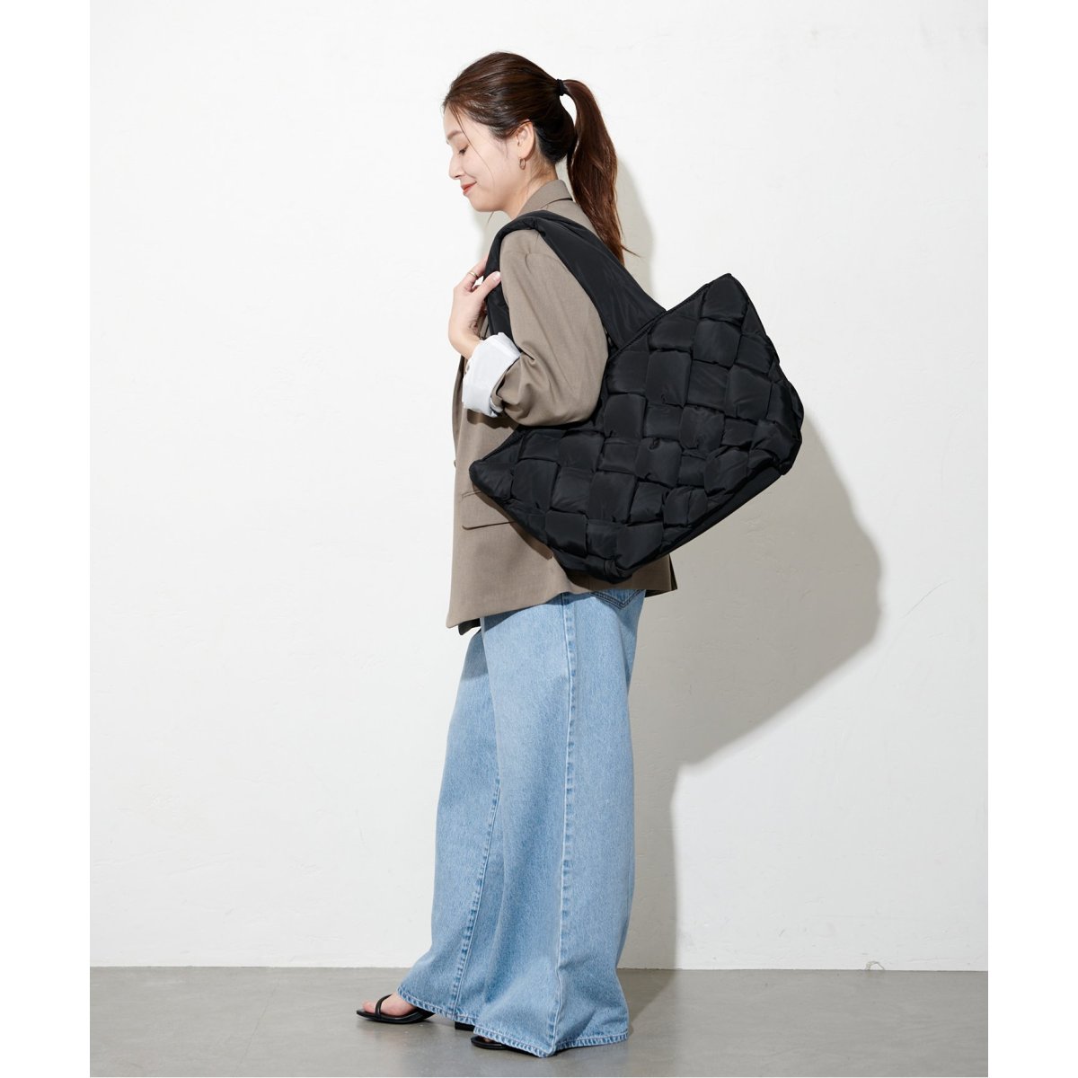 SOL and SELENE/ソル アンド セレーネPUFF TOTE BAG SOL and SELENE/ソル アンド セレーネ】PUFF TOTE BAG：トート