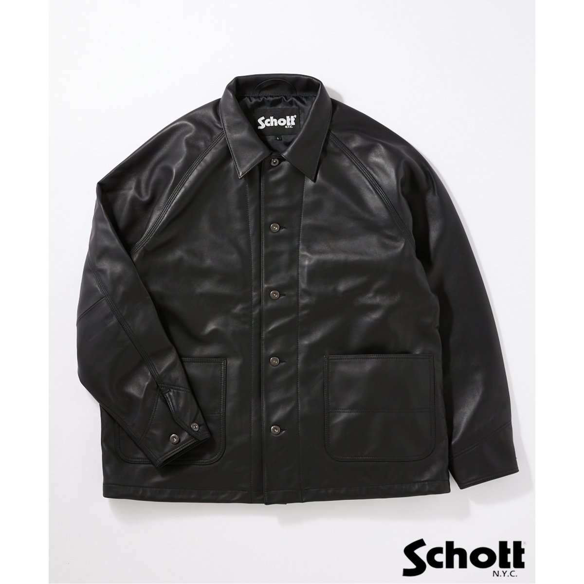 Schott / ショット】別注 レザーカバーオール | ジャーナル 