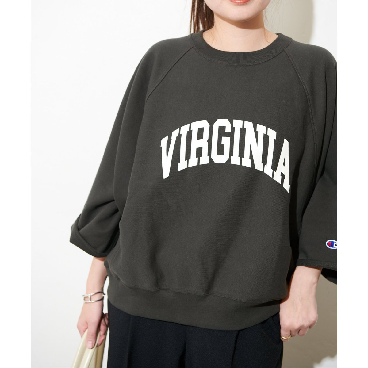 別注【CHAMPION/チャンピオン】 REVERSE WEAVE CUT OFF SW：スウェット