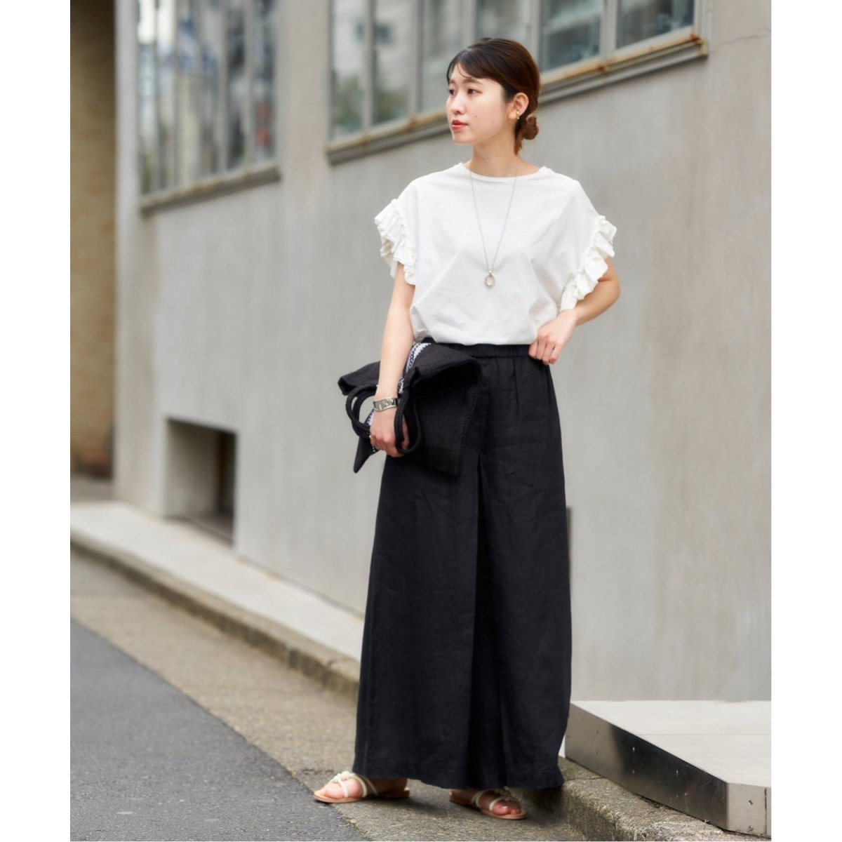 【ファッション好きが選ぶ人気ブランドランキング】 □□□《追加》リネン タックキュロット | ジャーナル パンツ