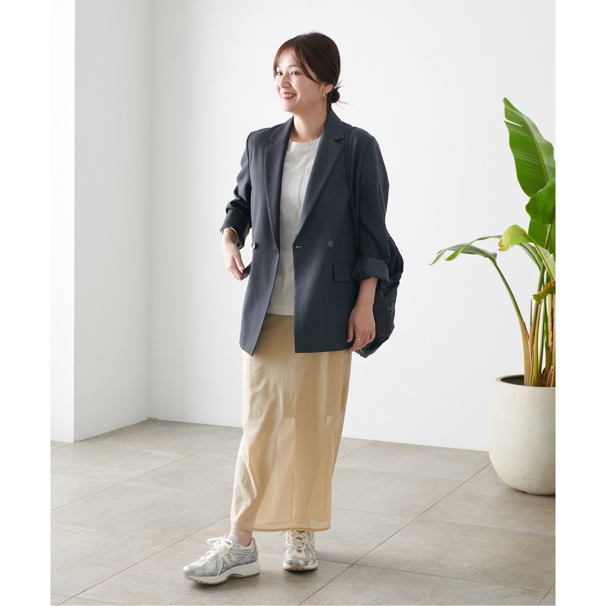 JOURNAL STANDARD ジャーナルスタンダード　サマーツイルベスト コンパクトベストのコーディネートスナップ（uee）｜JOURNAL
