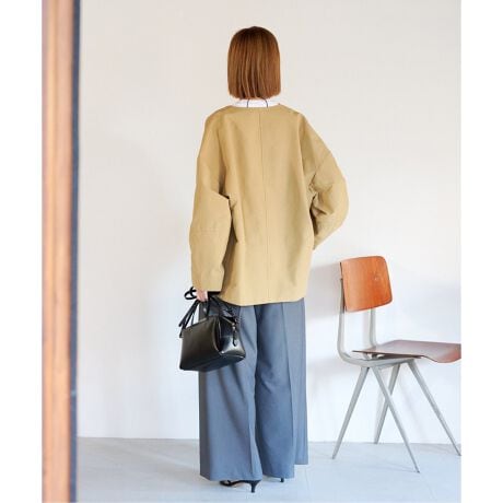 グログランノーカラーコクーンコート | ジャーナルスタンダード  