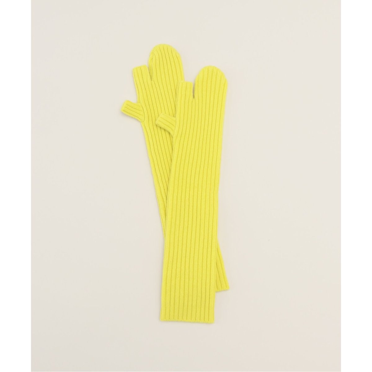 【新品】Spick and Span カシミヤアームウォーマー　イエロー 新品】Spick and Span カシミヤアームウォーマー イエロー 新品】Spick