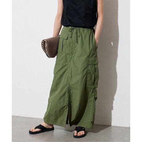 別注【ARMY TWILL/アーミーツイル】カーゴスリットスカート 