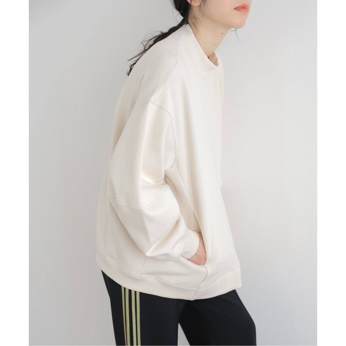 CLANE/クラネ】 MOCKNECK OVER TOPS：スウェット | ジャーナル