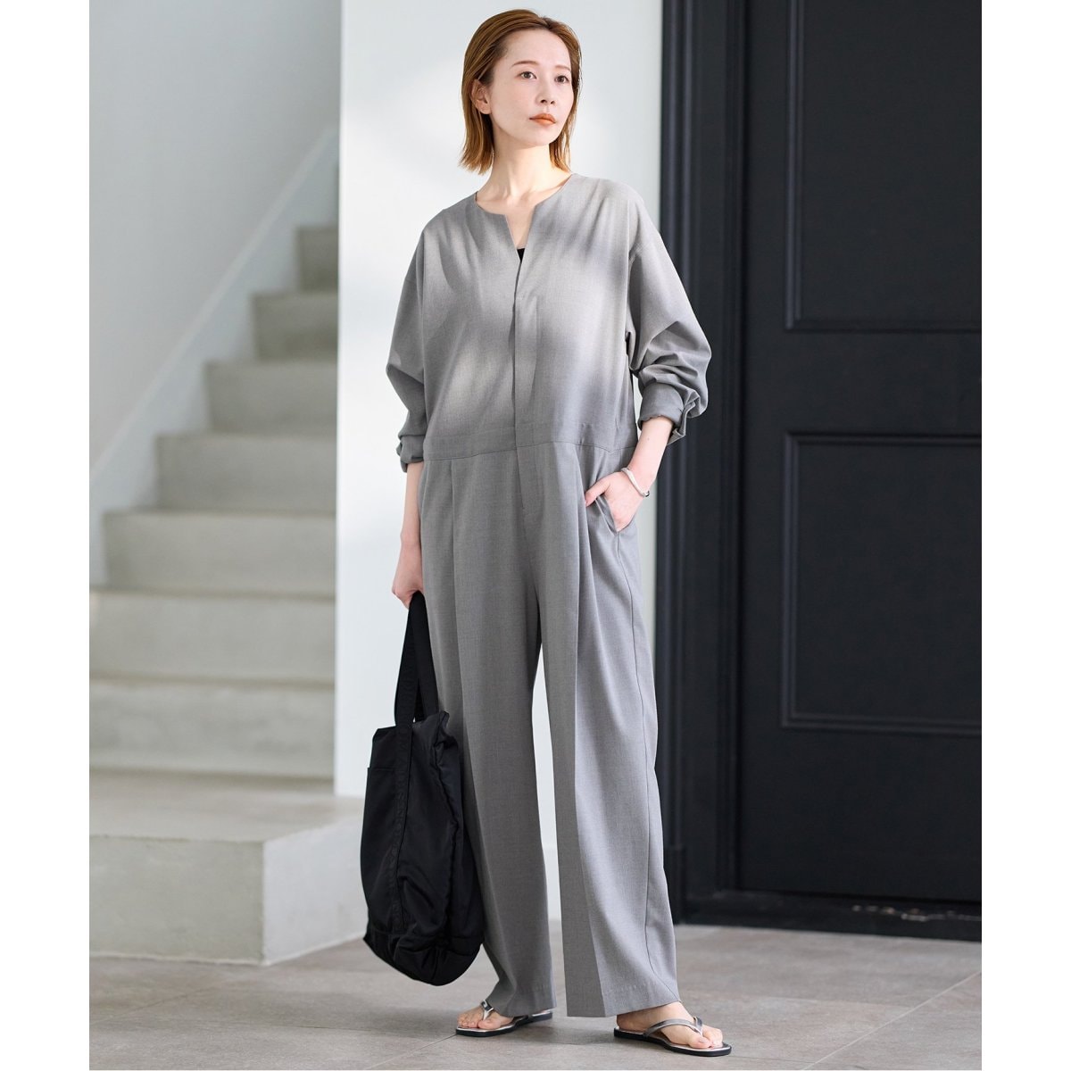 JOURNAL STANDARD ドライストレッチオールインワン　グレー JOURNAL STANDARD（ジャーナルスタンダード）の「《追加》ドライ