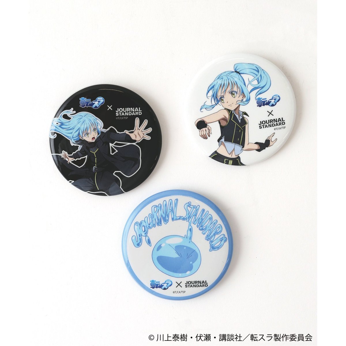 転生したらスライムだった件 ジャーナルスタンダード 転生したらスライムだった件×JS】カンバッジセット | ジャーナル
