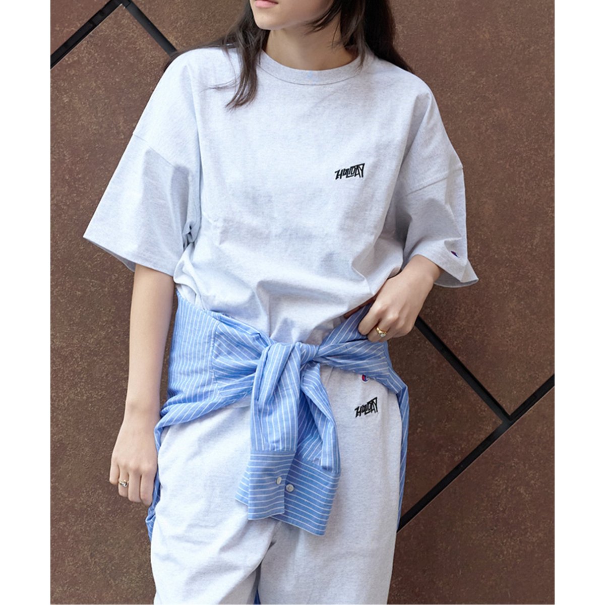 CHAMPION×JOURNAL STANDARD】by HOLIDAY T-SHIRTS:Tシャ