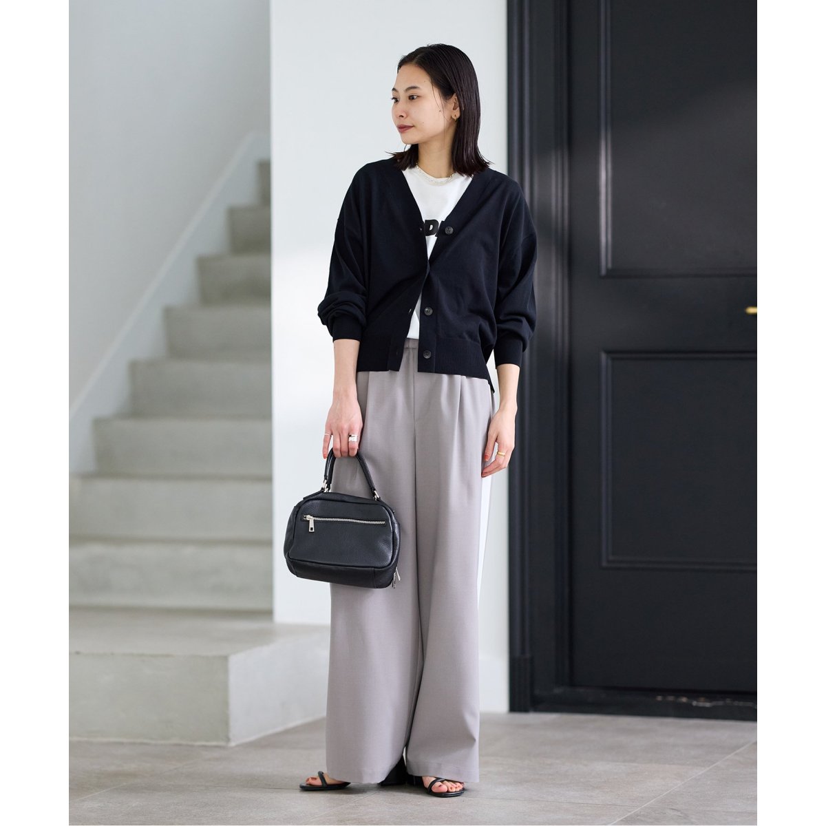 アイスコットン クロップド Vカーディガン | ジャーナル