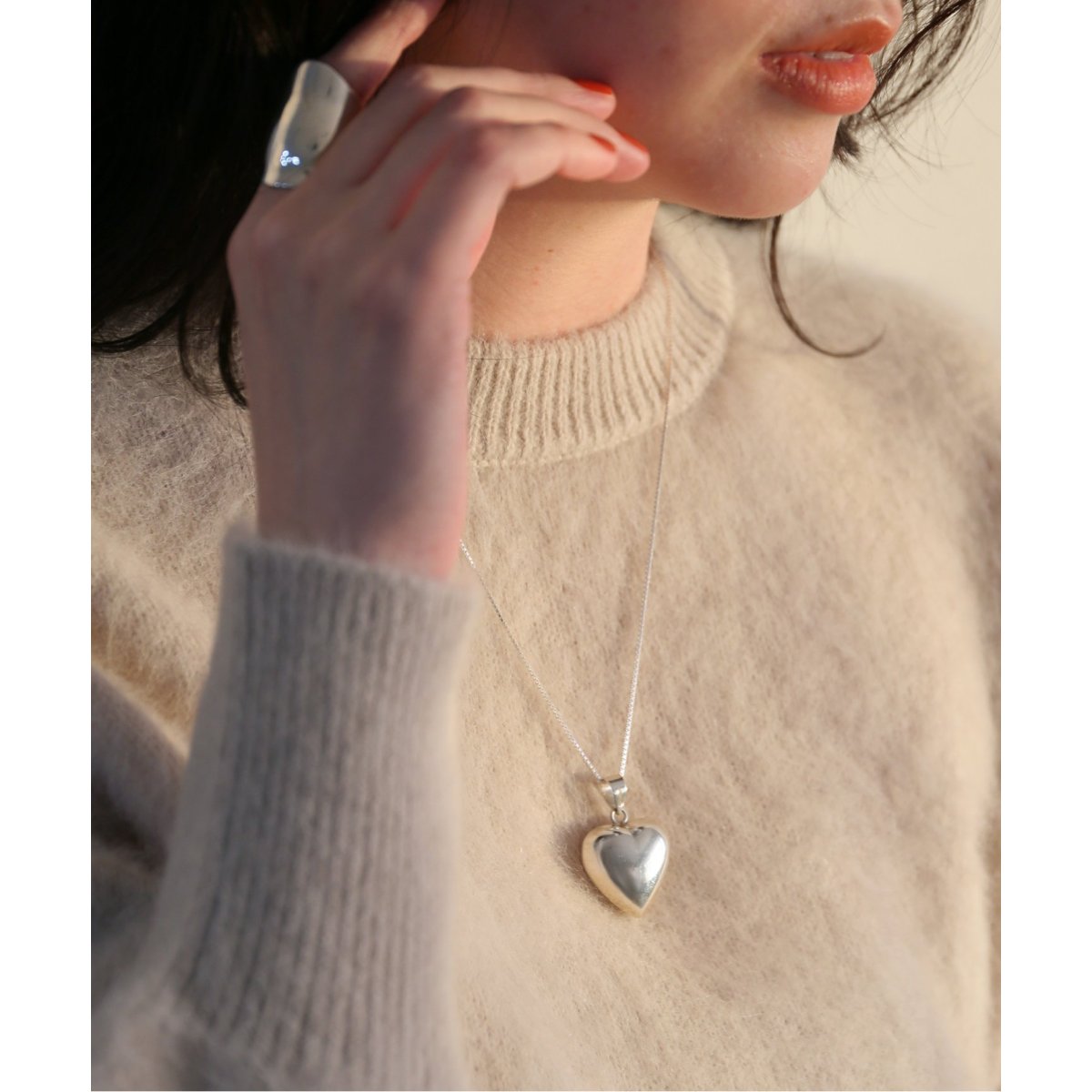 QUIP QUEINT multi chain neckのネックレスに quip queint/クイップ クエイント】multi chain necklace brave