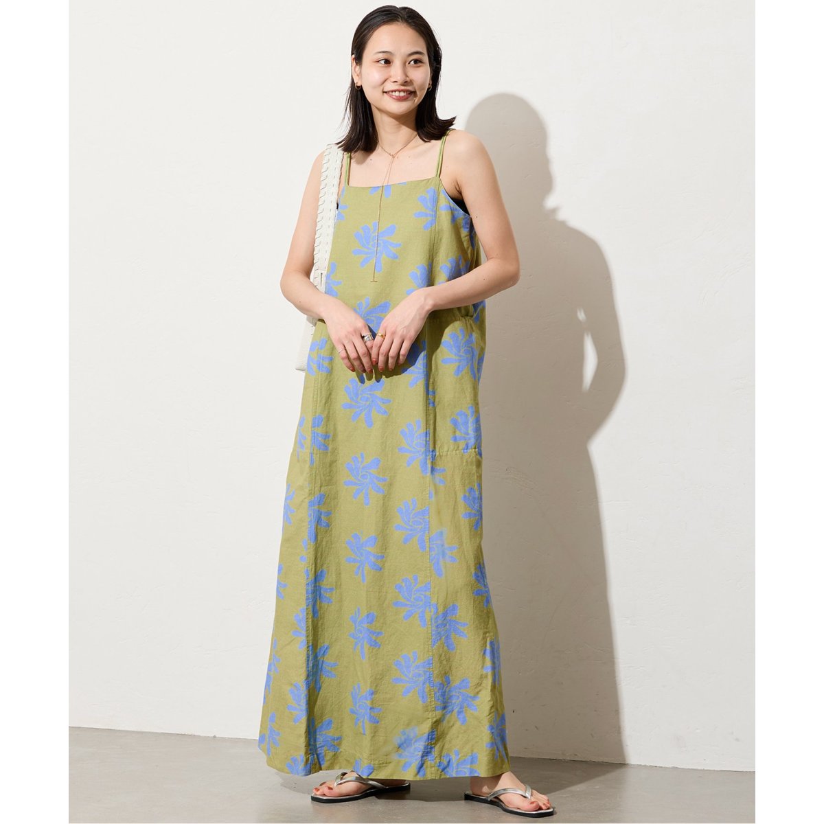 SARA MALLIKA/サラマリカ】C.LINEN SUNFLOWER PRINT CAMI 0