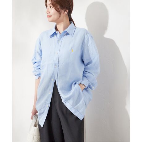 POLO RALPH LAUREN】LINENL/S SHIRTS 710794141002/02 | ジャーナル 