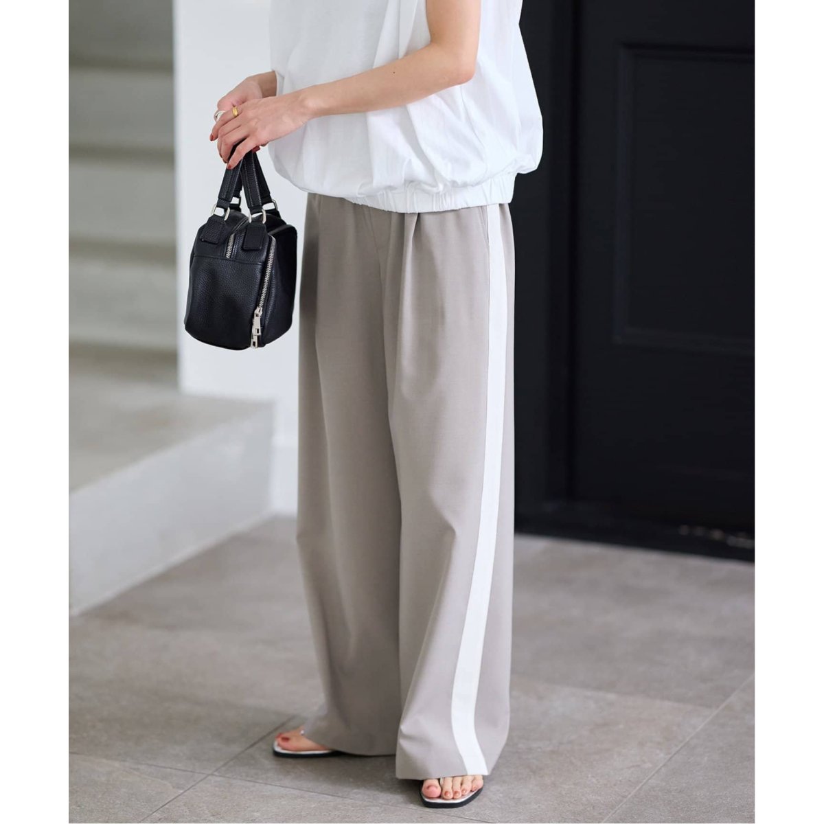 追加》ポリエステルトロラインパンツ | ジャーナルスタンダード