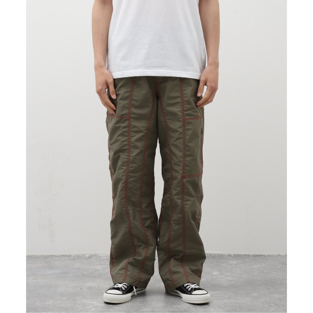 パンツ・ボトムスその他 Brain Dead \"Triple Needle\" trousers Triple Needle Bishop Pant - Grey Green – Brain Dead