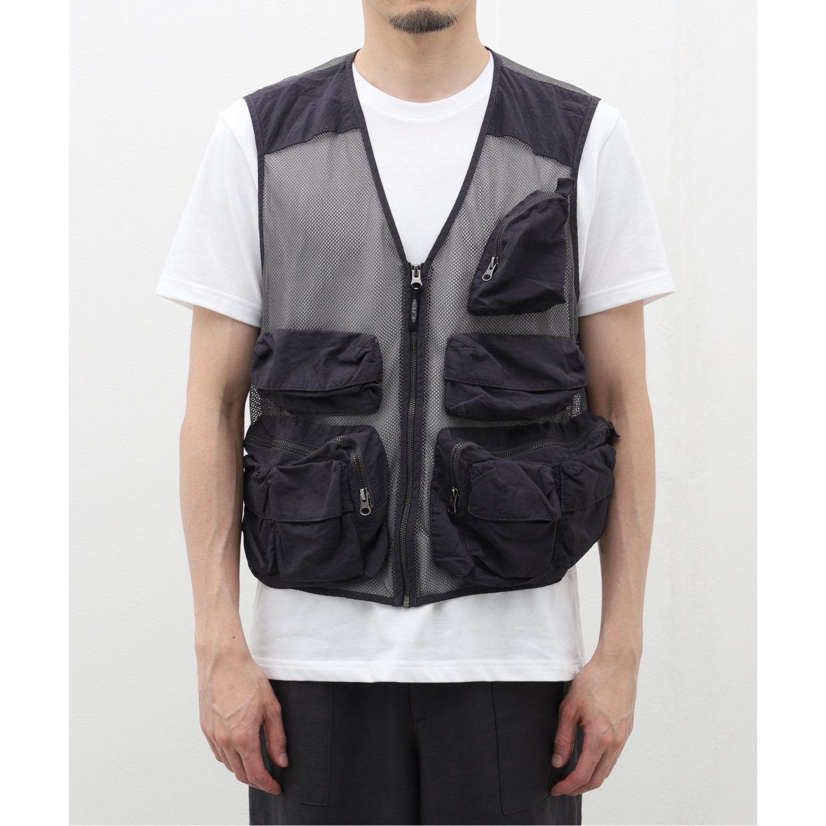 Boiler Room カーゴメッシュベスト 新品】Boiler Room カーゴメッシュベスト