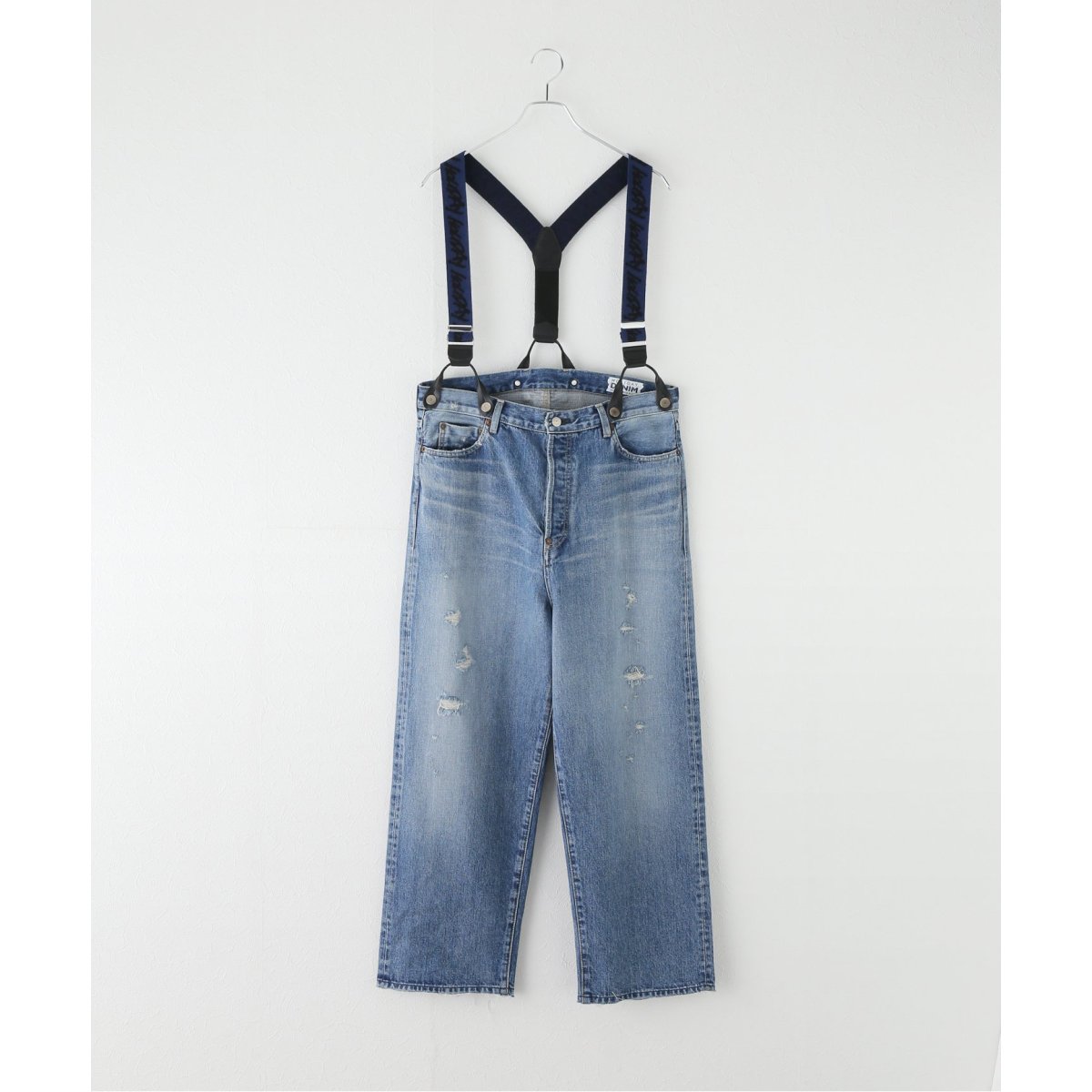 【HOLIDAY/ホリデイ】 DAMAGE DENIM SUSPENDER PT HOLIDAY/ホリデイ】 DAMAGE DENIM SUSPENDER PT | ジャーナル