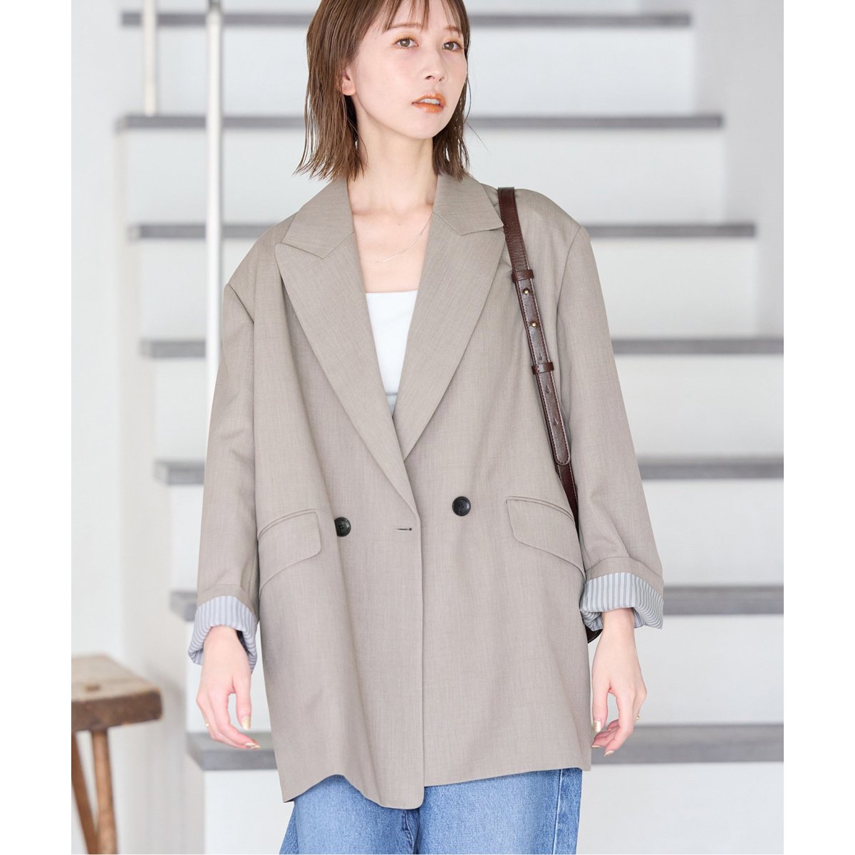 値下げ　新品　ジャーナルスタンダード　ドライツイルビッグジャケット ドライツイルビッグジャケット | ジャーナルスタンダード(JOURNAL