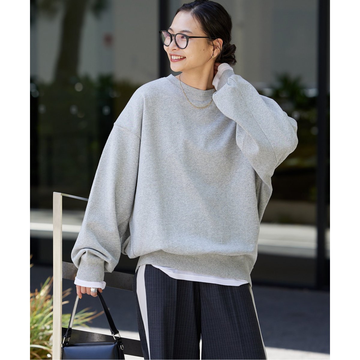 一部店舗＋WEB限定追加》タックオーバーサイズスウェット | ジャーナル