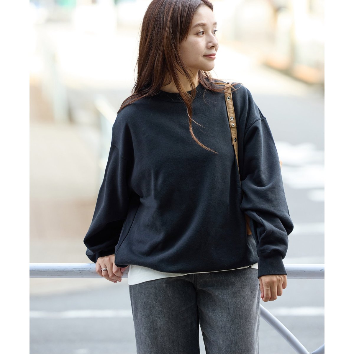 ジャーナルスタンド タックオーバーサイズスウェット 追加》タック