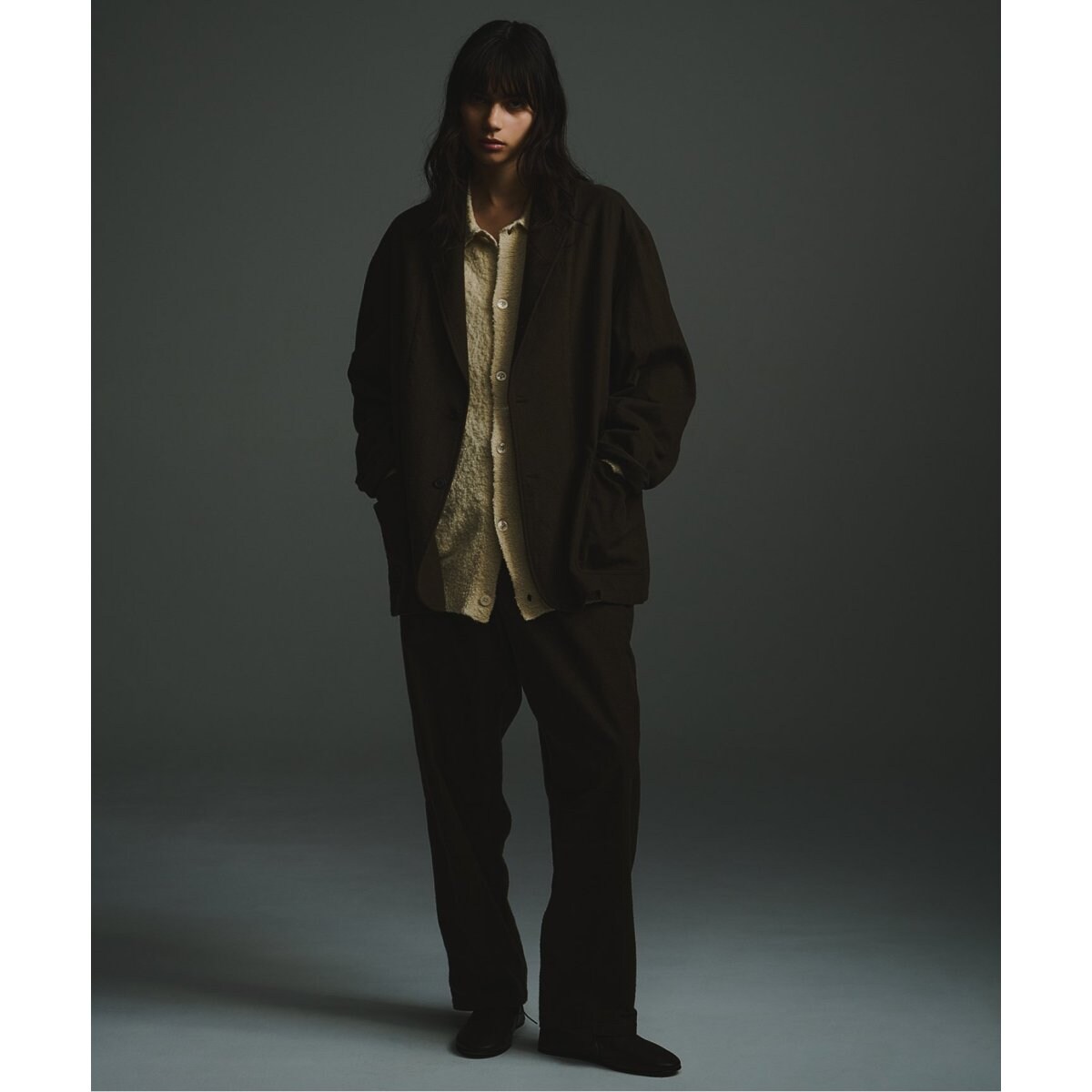 FOLL / フォル】cotton shaggy wardrobe cardigan | ジャーナル