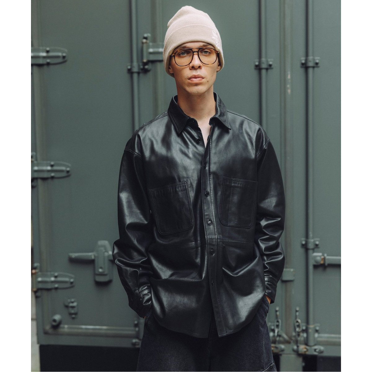 JOURNAL STANDARD ラムレザー ワークシャツ ラムレザー ワークシャツ | ジャーナルスタンダード(JOURNAL