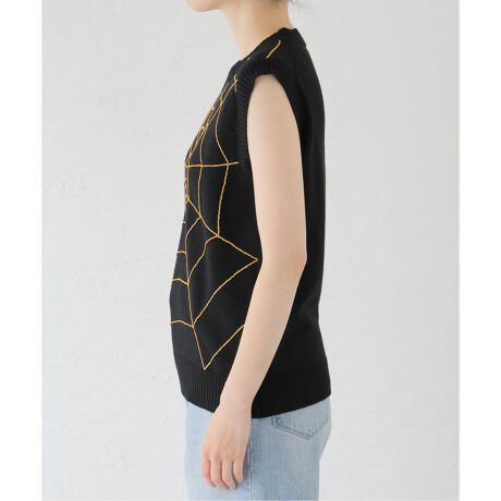 ERNEST W. BAKER / アーネストダブルベイカー】 Spider Web Vest 