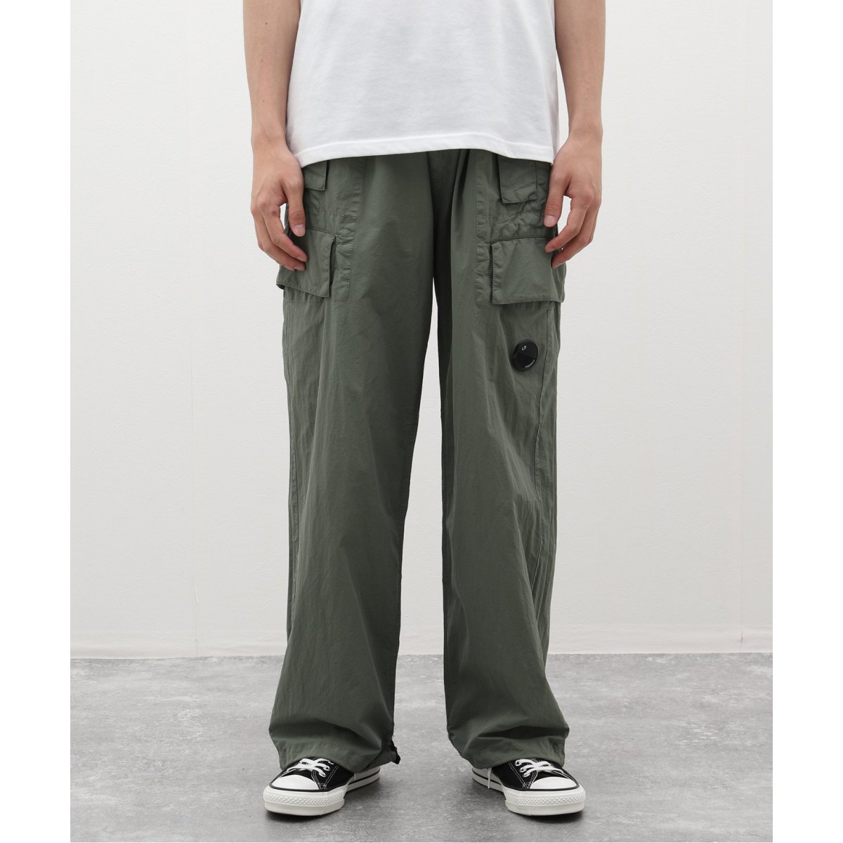 シーピーカンパニー カーゴパンツ FLATT NYLON LOOSE UTILITY PANTS