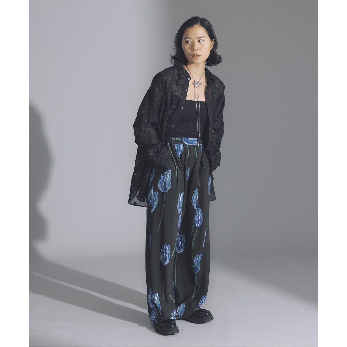 TOLIGHT×JOURNALSTANDARD】フリンジレースシャツ | ジャーナル