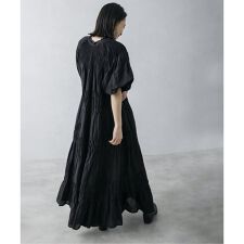 nude vintage×JOURNAL STANDARD】スモッキングティアードワンピース 