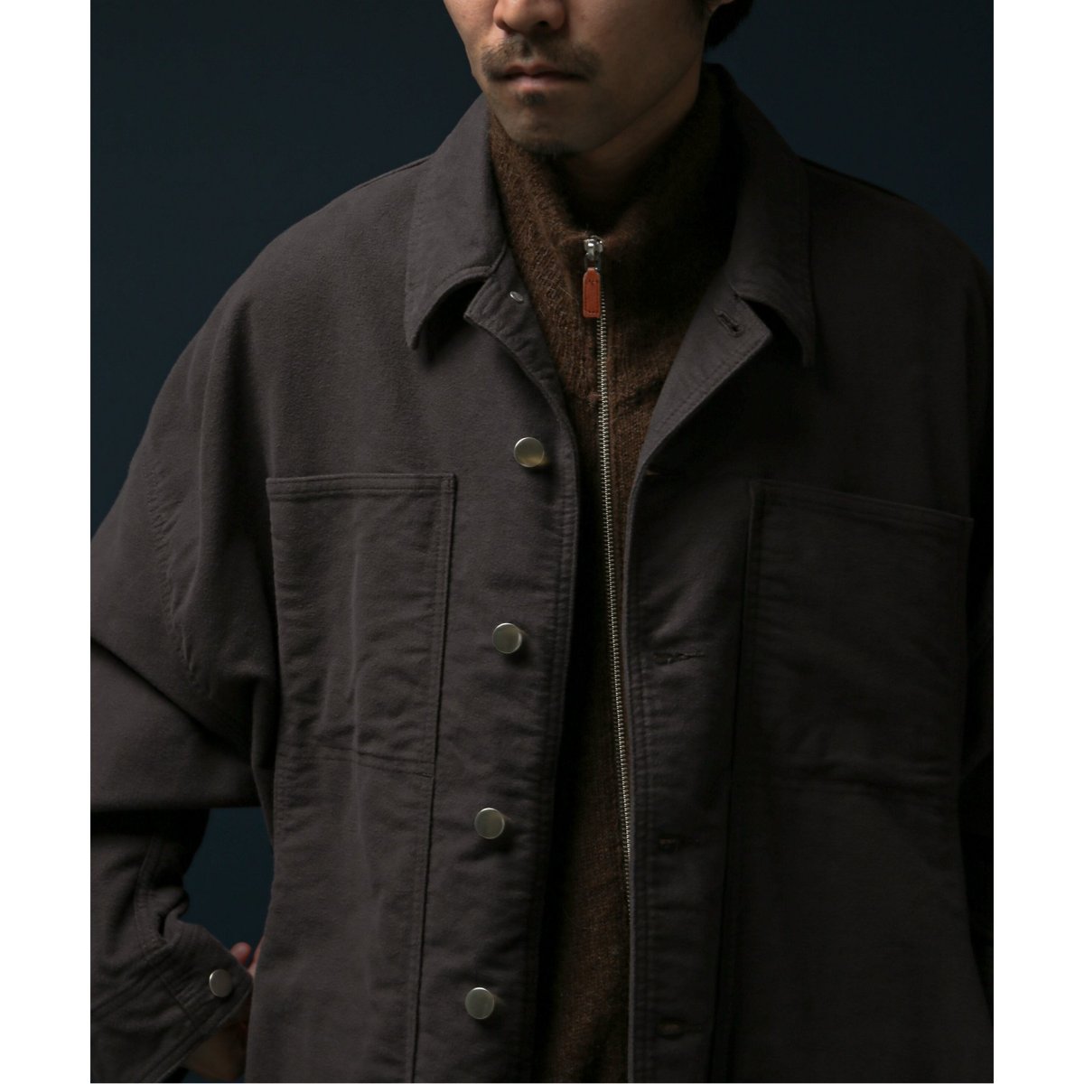 FOLL / フォル】cocoon moleskin wardrobe blouson | ジャーナル