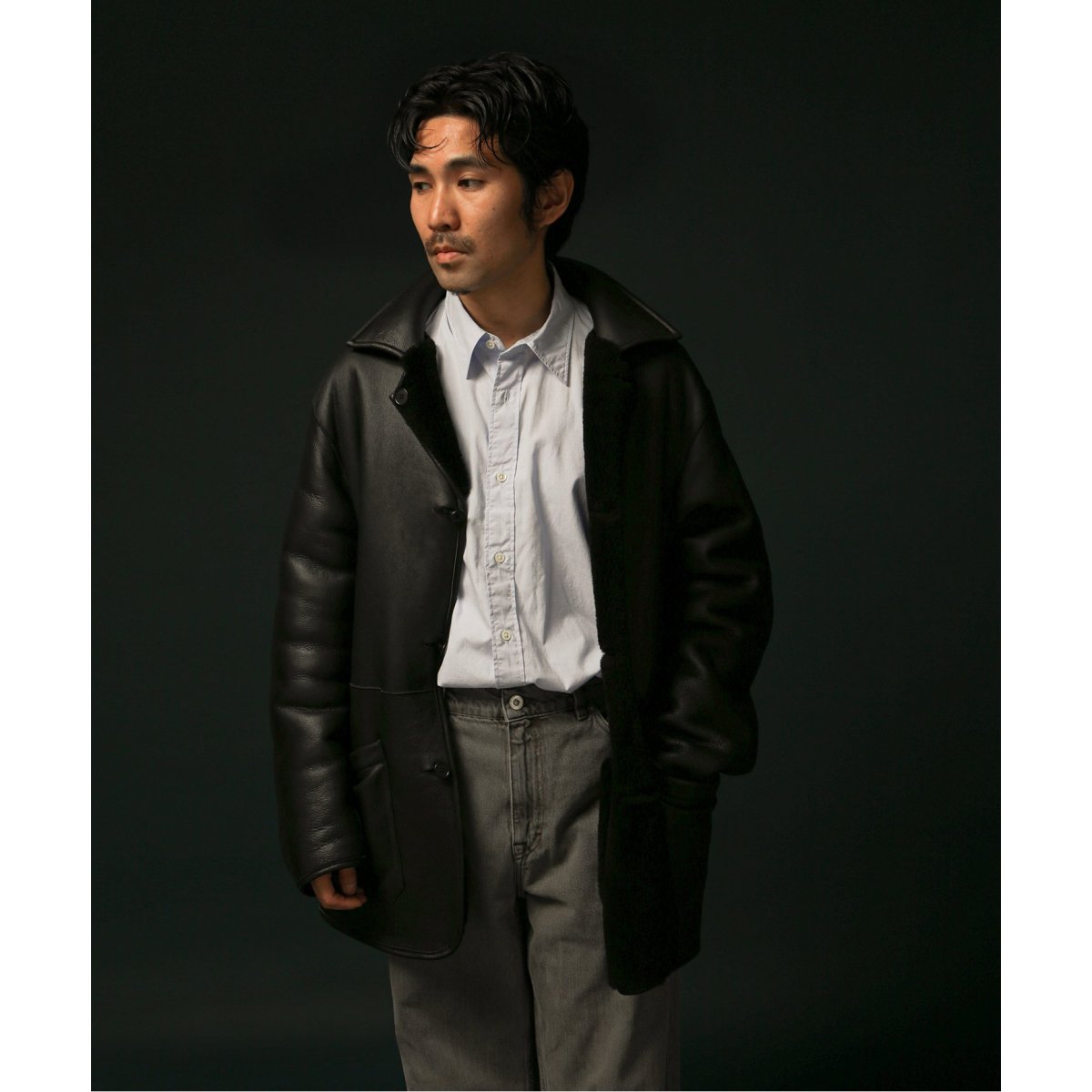 2024AW FOLL レザージャケット　2 2024AW FOLL レザージャケット 2 FOLL / フォル】german mouton