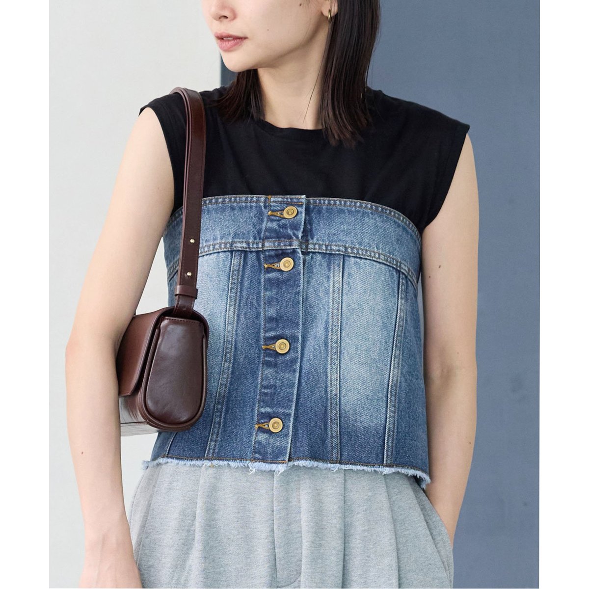 めぐ　JOURNAL STANDARD デニムビスチェ デニムビスチェ | ジャーナルスタンダード(JOURNAL STANDARD