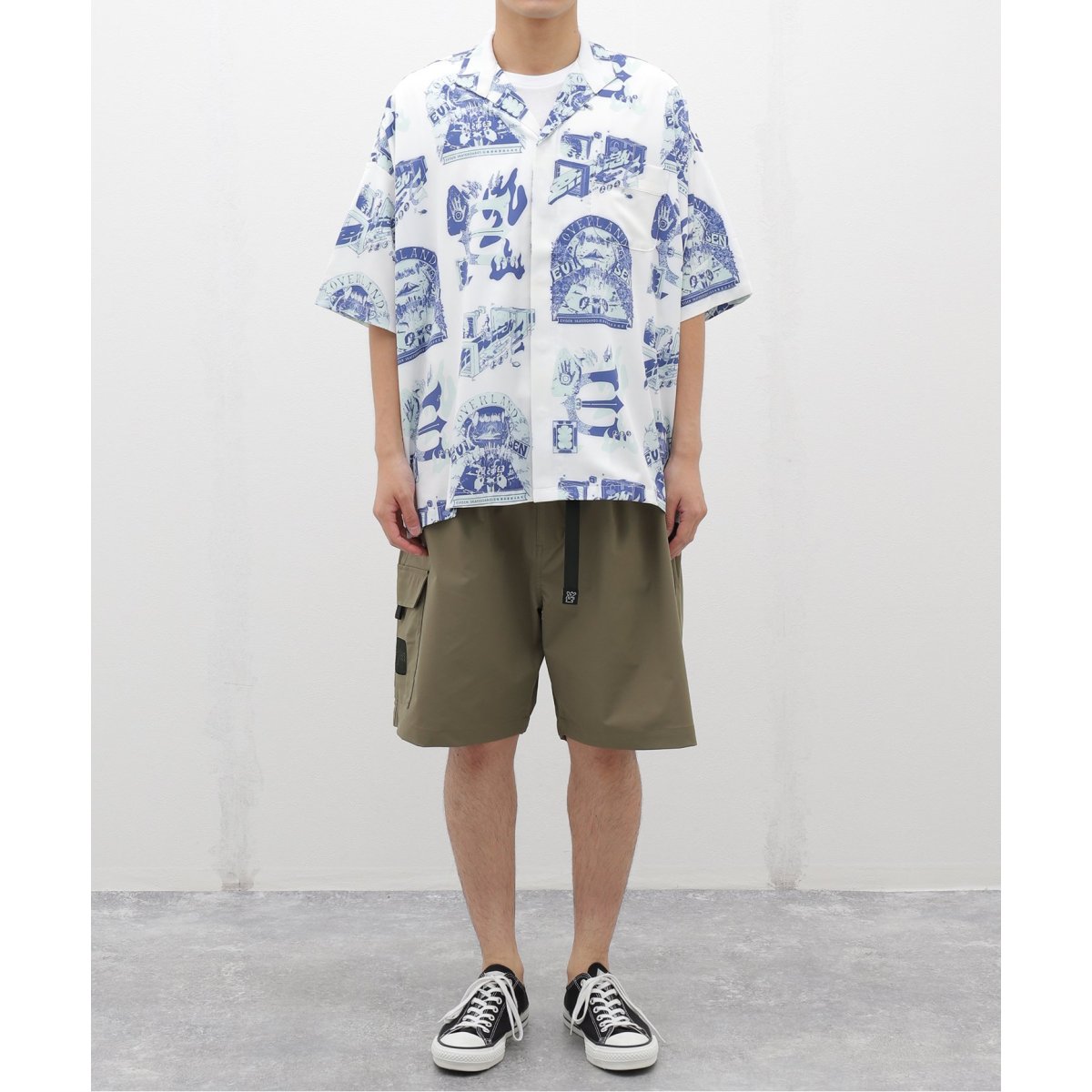 EVISEN / エビセン JUMP OF  SHORTS Evisen Skateboards PANTS JUMP OF RIVER SHORTS 3.0 - BLACK