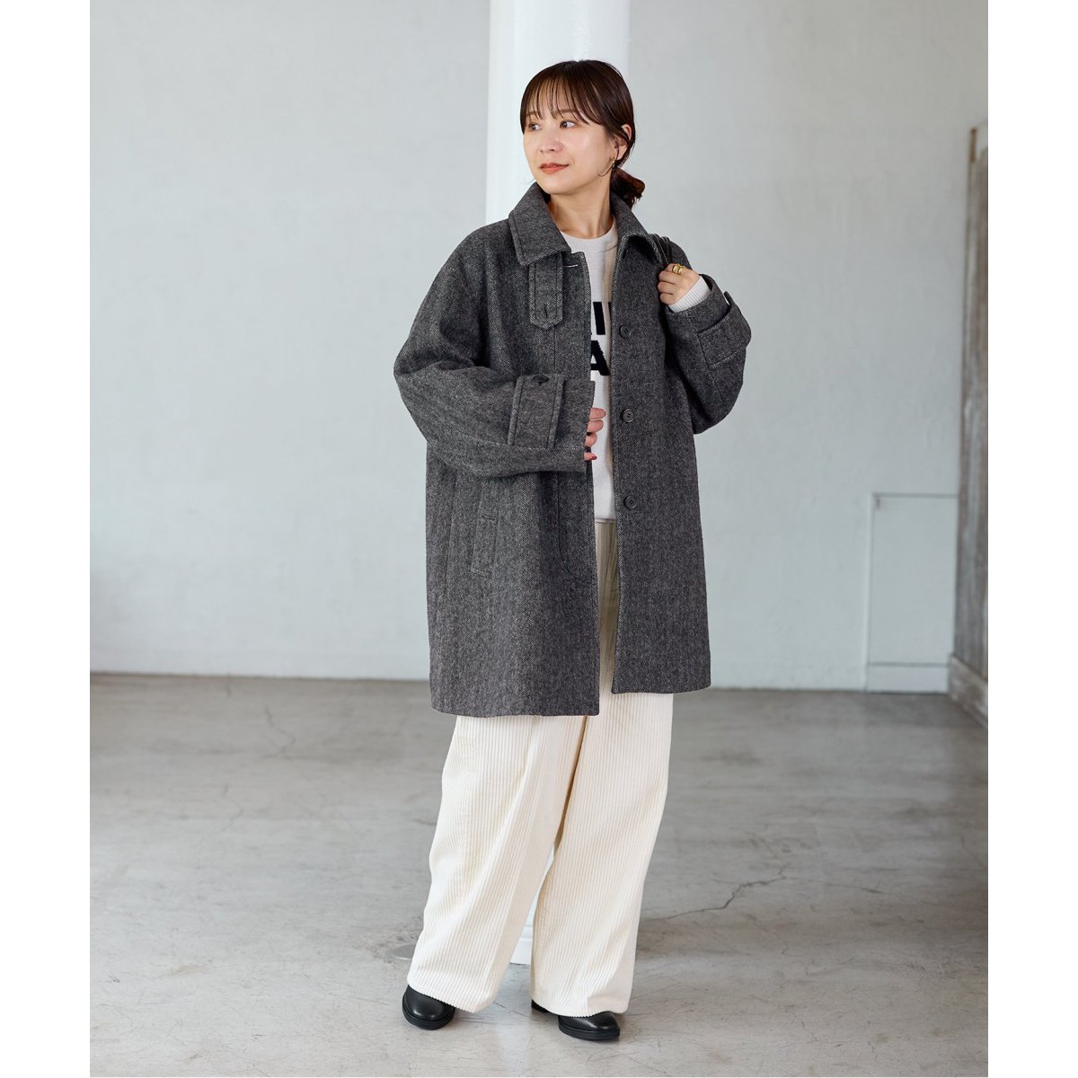 MANTECO WOOLTEN ステンカラーコート | ジャーナルスタンダード