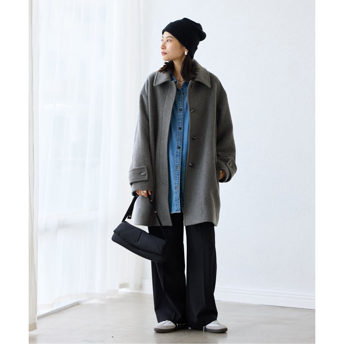 ジャーナルスタンダード MANTECO WOOLTEN ステンカラーコート JOURNAL STANDARD（ジャーナルスタンダード）の「MANTECO